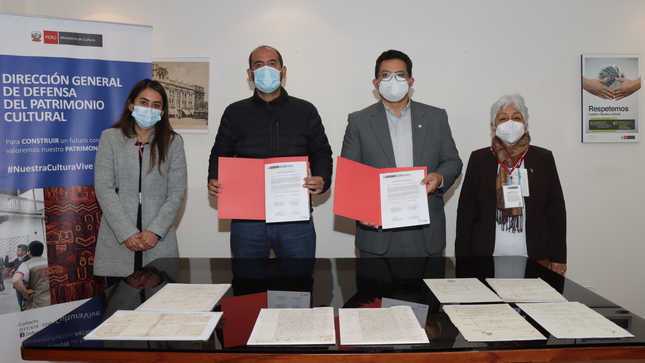 Ministerio de Cultura hizo entrega de siete bienes documentales repatriados de España y Argentina