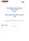 Vista preliminar de documento ANEXO 2 RM 164-2022 Informe de Resultado de la Política Nacional de Cultura.pdf