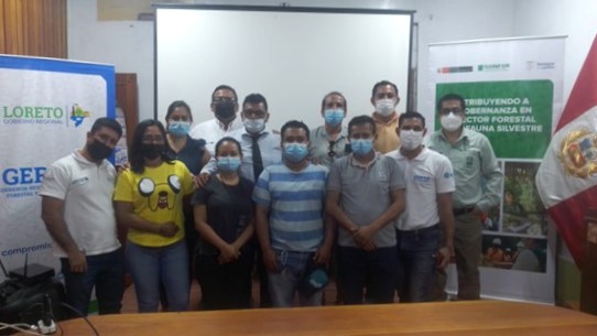 El OSINFOR capacita a profesionales forestales de Ucayali en el procedimiento de las supervisiones.
