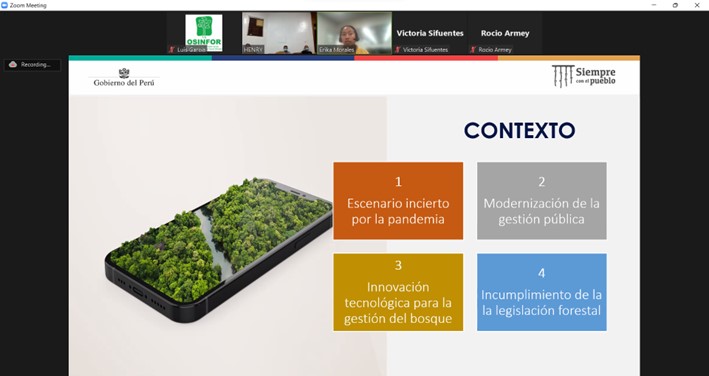 El OSINFOR capacita a profesionales forestales de Ucayali en el procedimiento de las supervisiones.