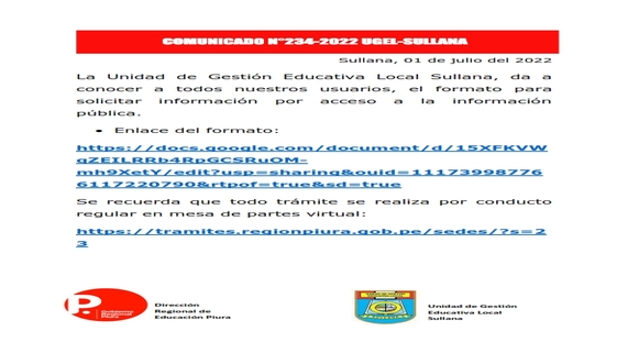 Comunicado 234