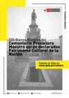 Vista preliminar de documento Afiche: 320 Bienes Muebles del Cementerio Presbítero Maestro serán declarados Patrimonio Cultural de la Nación
