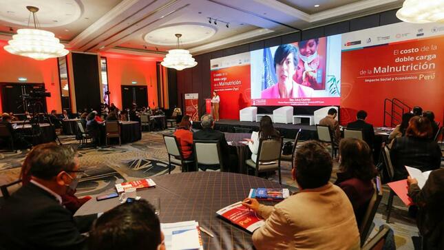 Malnutrición le cuesta al Perú 10 500 millones de dólares equivalente al 4.6 % del PBI