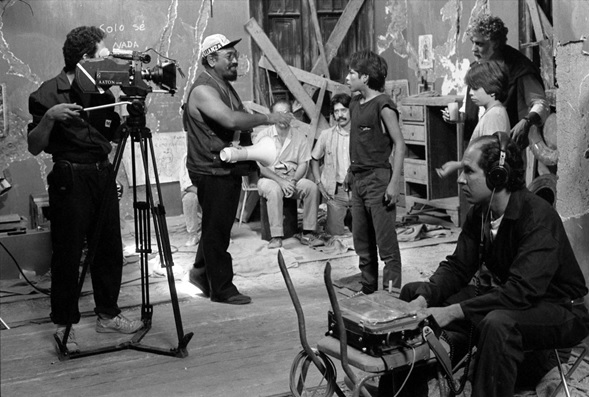 Rodaje de la película peruana Juliana del Grupo Chaski. (archivo: Grupo Chaski)