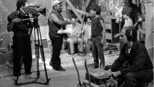 Rodaje de la película peruana Juliana del Grupo Chaski. (archivo: Grupo Chaski)
