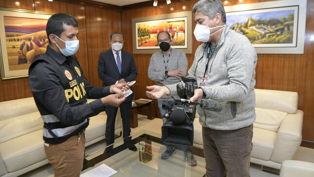 Equipos fueron trasladados a Lima.