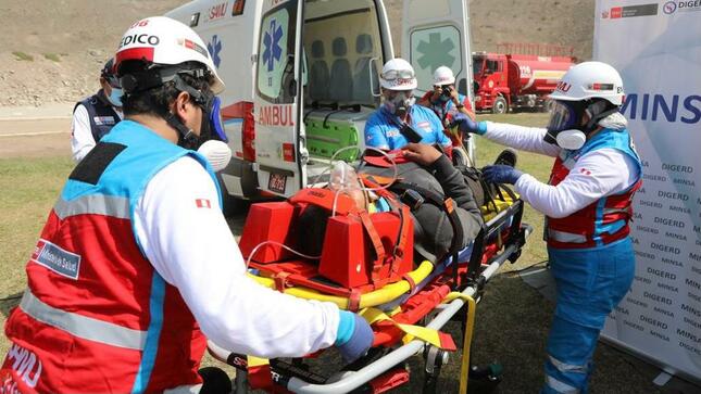 Personal de salud se preparó para atención de emergencias por ataque nuclear, biológico, químico o radioactivo