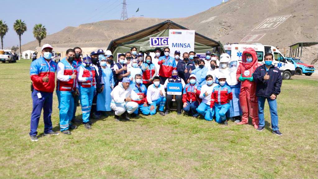 Personal de salud se preparó para atención de emergencias por ataque nuclear, biológico, químico o radioactivo