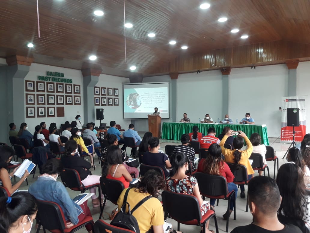 Ministerio de Cultura capacita a más de 200 servidores de Loreto para que brinden sus servicios con pertinencia cultural y lingüística