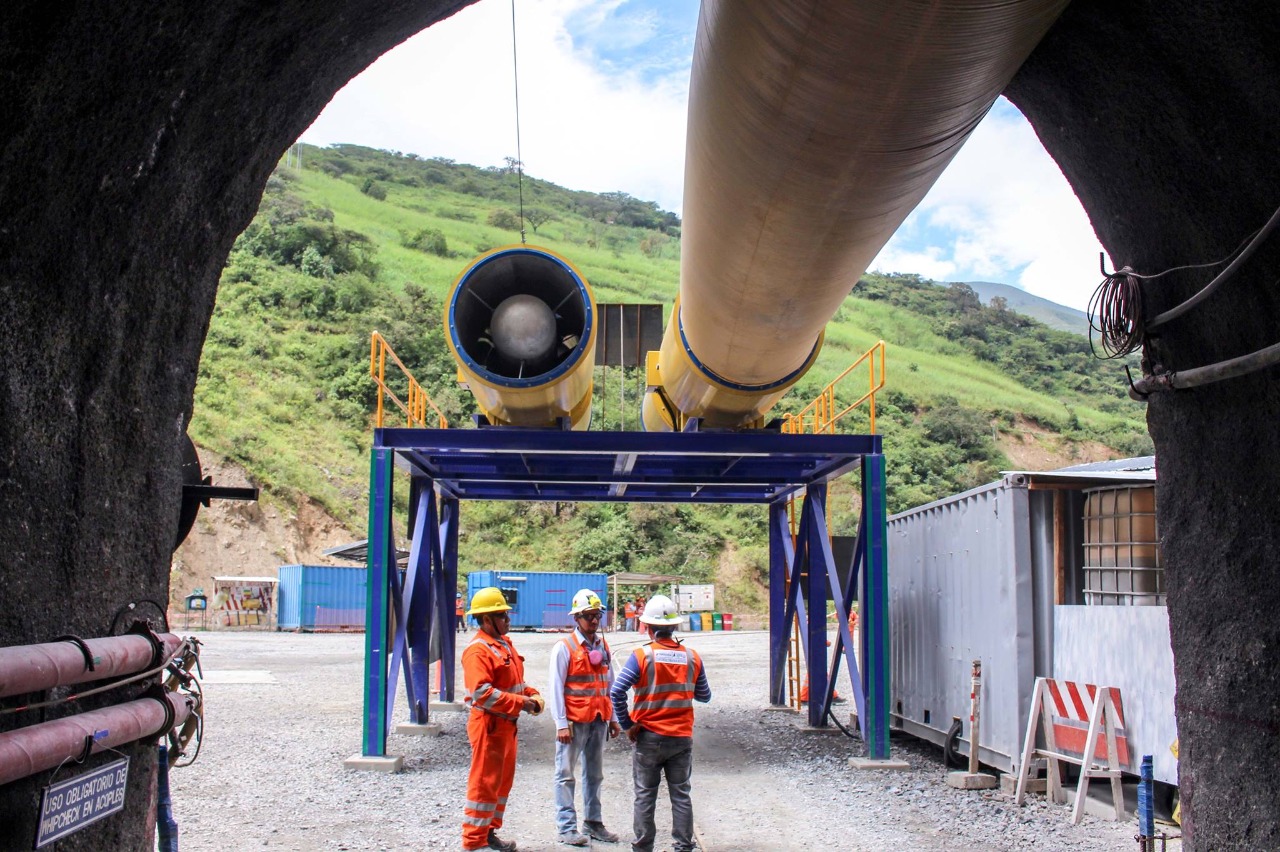 Túnel de trasvase del proyecto 