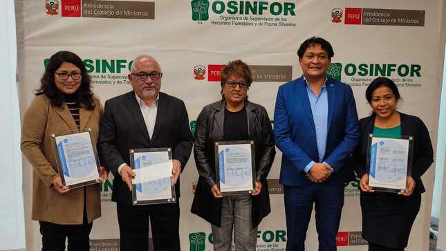 El OSINFOR recibió las certificaciones ISO 9001:2015 e ISO 27001:2013,que aseguran la calidad de los servicios y de la información que ofrece la entidad a los usuarios del bosque.