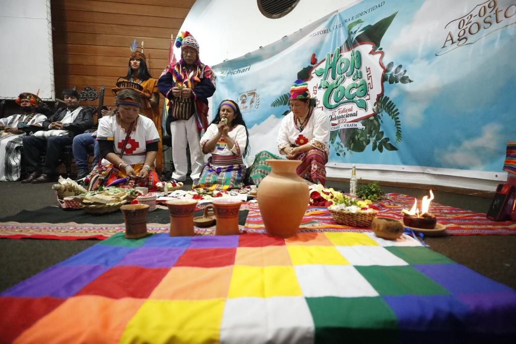 Ministro de Cultura participó en el lanzamiento de la edición del Festival Internacional de la Hoja de coca en Pichari