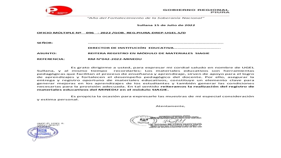 Oficio Múltiple 96-2022