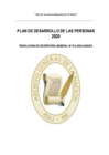 Vista preliminar de documento Plan de Desarrollo de las Personas - PDP 2020