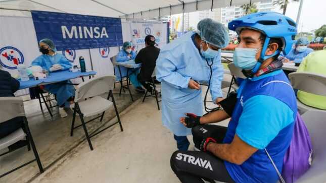 Los más de 2200 participantes de la actividad Somos Bici “Seámoslo Siempre” accedieron también a los servicios de salud 
