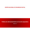 Vista preliminar de documento PO27_Política de almacenamiento en la red corporativa.pdf