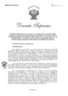 Vista preliminar de documento Proyecto de Decreto Supremo