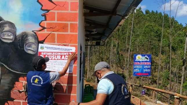 Disponen clausura por 30 días de centro recreacional “Santo Domingo” parque de aventura