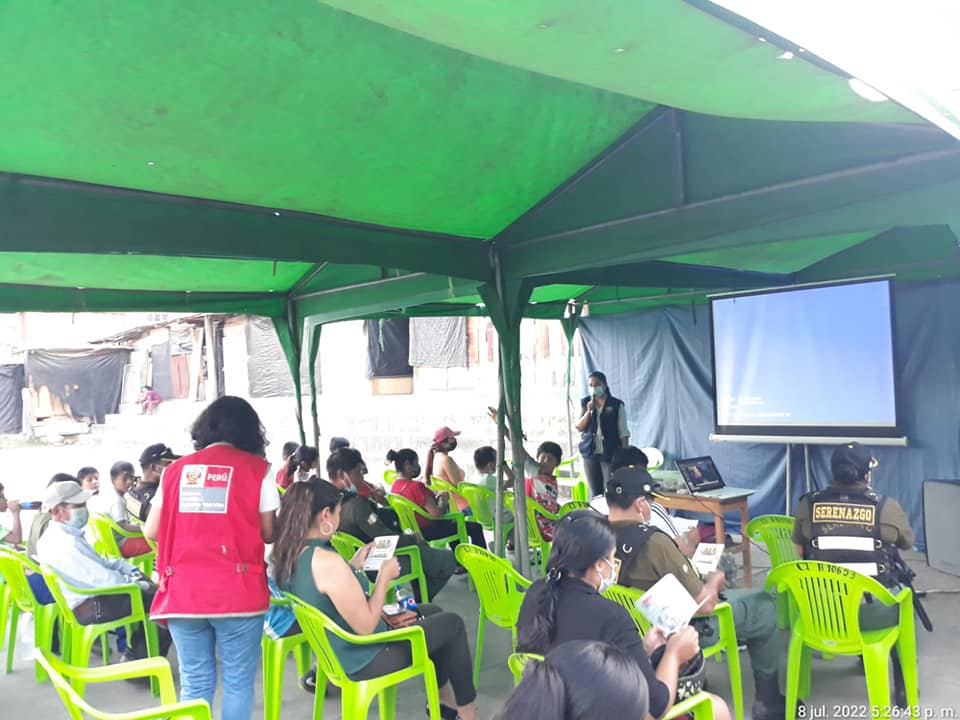Participación comunitaria en espacio público