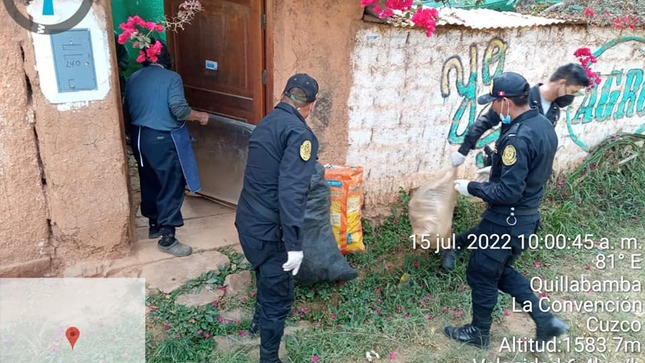 Acción cívica conjunta en Huayanay