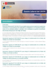 Vista preliminar de documento GACETA LABORAL - MAYO