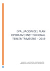 Vista preliminar de documento EVALUACION Y SEGUIMIENTO DEL POI III TRIMESTRE 2019