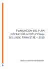 Vista preliminar de documento EVALUACION Y SEGUIMIENTO DEL POI II TRIMESTRE 2019