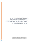 Vista preliminar de documento EVALUACION Y SEGUIMIENTO DEL POI I TRIMESTRE 2019