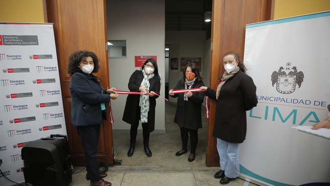 Inauguración del CEM en Cercado de Lima