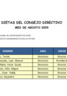 Vista preliminar de documento Dietas del Consejo Directivo 2009-08