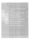 Vista preliminar de documento Programa Presupuestal 2014.pdf