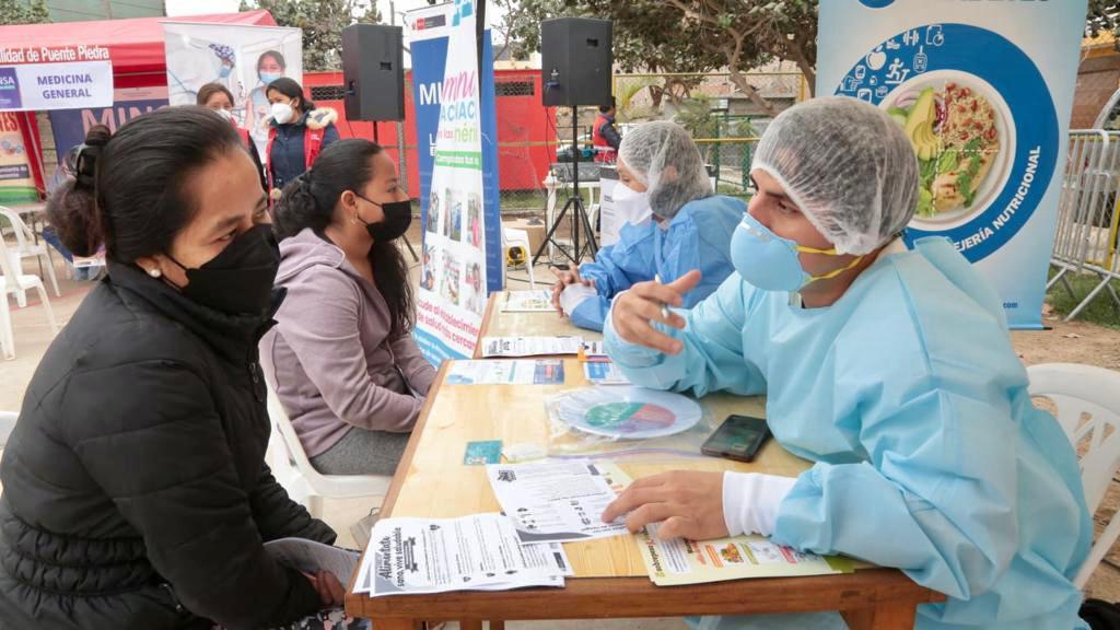 Más de 1200 atenciones brindó el Minsa en una campaña integral de salud en Puente Piedra