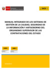 Vista preliminar de documento Anexo Manual Integrado de los Sistemas de Gestión de la Calidad, Seguridad de la Información y Antisoborno del Organismo Supervisor de las Contrataciones del Estado – OSCE, versión 07