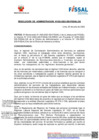 Vista preliminar de documento Resolución de Administración N.º 023-2022-SIS-FISSAL/OA