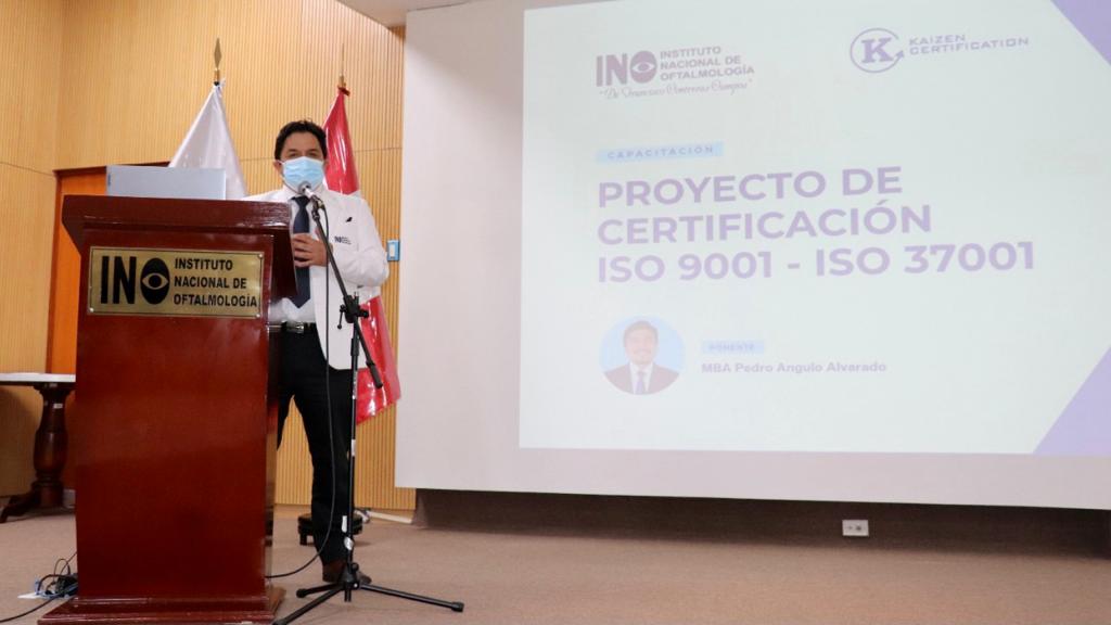 Instituto Nacional de Oftalmología inicia proyecto de certificación ISO 9001 y 37001