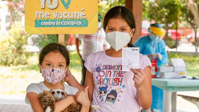 COVID-19: Minsa autoriza la aplicación de la tercera dosis en niños y niñas de 5 a 11 años  