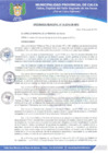 Vista preliminar de documento Ordenanza Municipal N° 0014-2019-CM-MPC