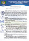 Vista preliminar de documento Ordenanza Municipal N° 0027-2020-MPC