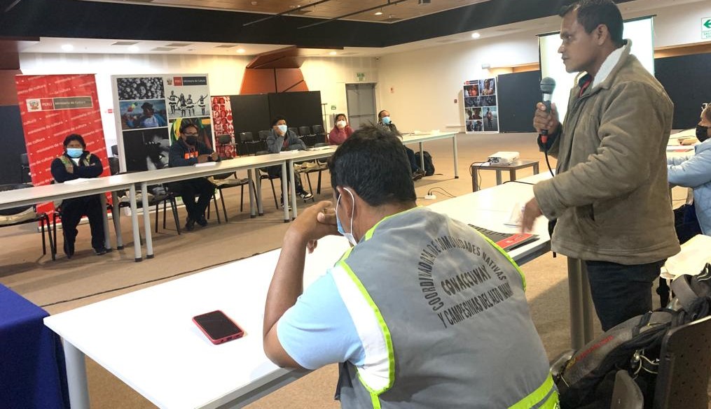 Mincul reforzará articulación intersectorial para atención de organizaciones indígenas de cuenca de Nanay por problemática de minería ilegal