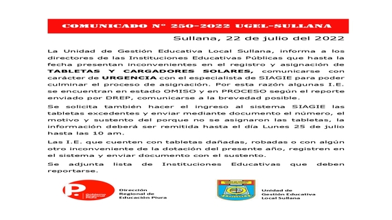 Comunicado 250