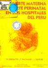 Vista preliminar de documento Muerte materna y muerte perinatal en los hospitales del Perú
