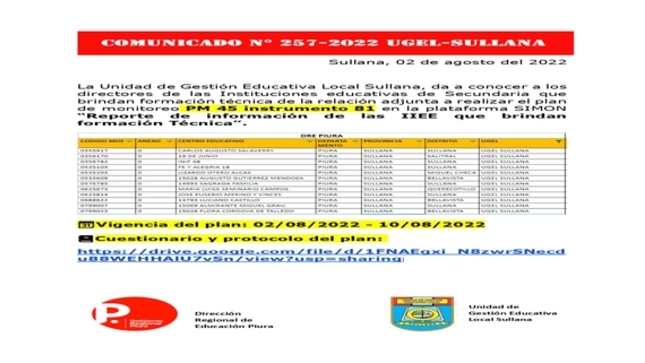 Comunicado 257