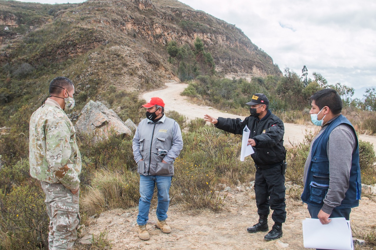 Instituciones visitan el Monumento Arqueológico de Marcahuamachuco para identificar áreas propensas a incendios