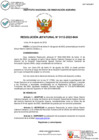 Vista preliminar de documento Resolución Jefatural N° 0112-2022-INIA