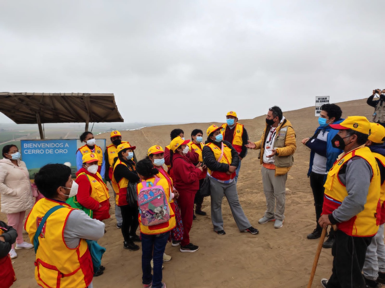 Ministerio de Cultura realizó campaña en favor de la protección de la Zona Arqueológica Monumental Cerro de Oro en Cañete