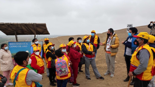 Ministerio de Cultura realizó campaña en favor de la protección de la Zona Arqueológica Monumental Cerro de Oro en Cañete