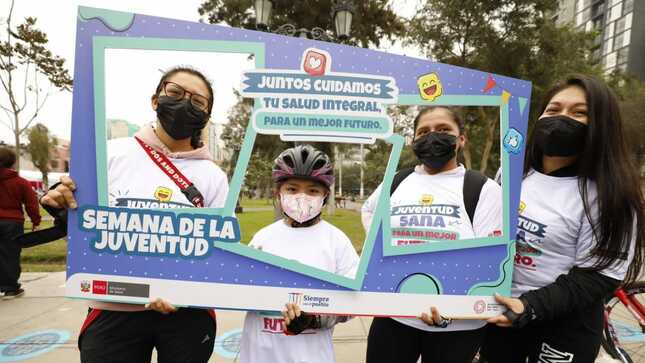 Día Internacional de la Juventud: Minsa lanza la Semana del Cuidado Integral del Joven