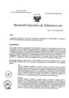 Vista preliminar de documento Resolución Ejecutiva de Administración N° 050-OEA-INMP-2022