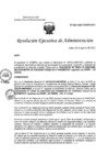 Vista preliminar de documento Resolución Ejecutiva de Administración N° 061-OEA-INMP-2022