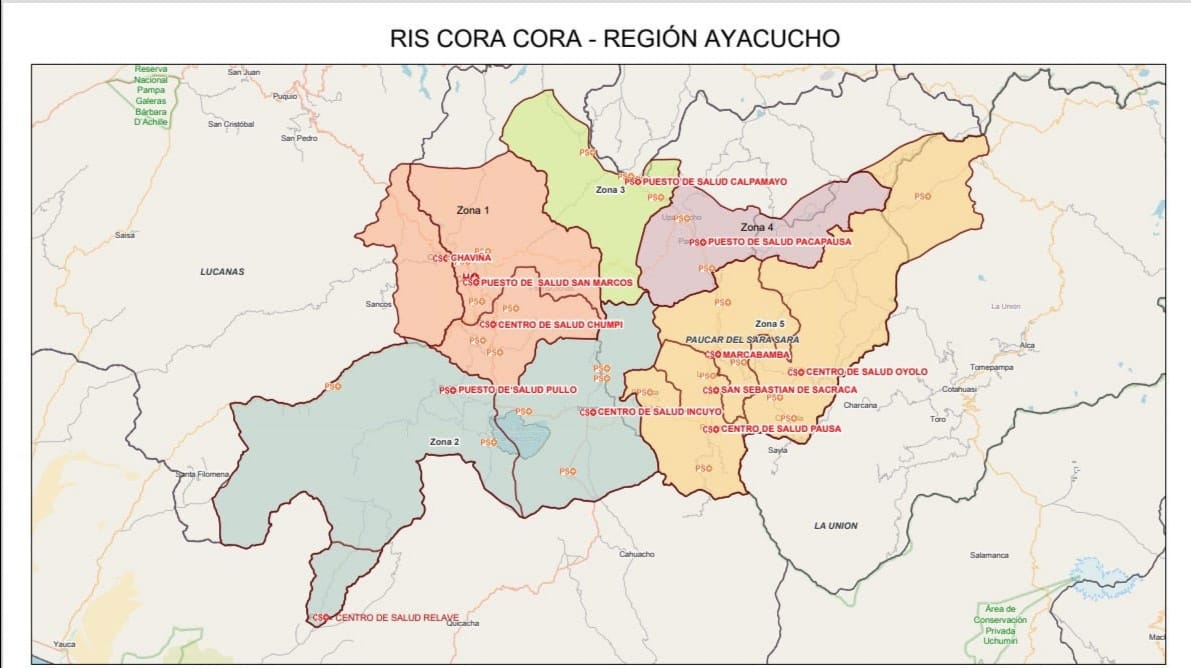 Dirección General de Aseguramiento e Intercambio Prestacional culmina estructuración de RIS Cora Cora en la región Ayacucho